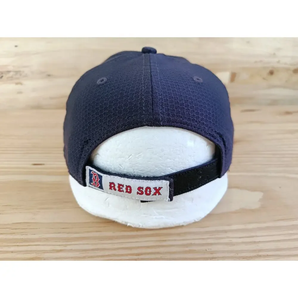New Era 9FORTY Boston Red Sox Youth Kids Baseball Hat Cap Adjustable Navy Red
